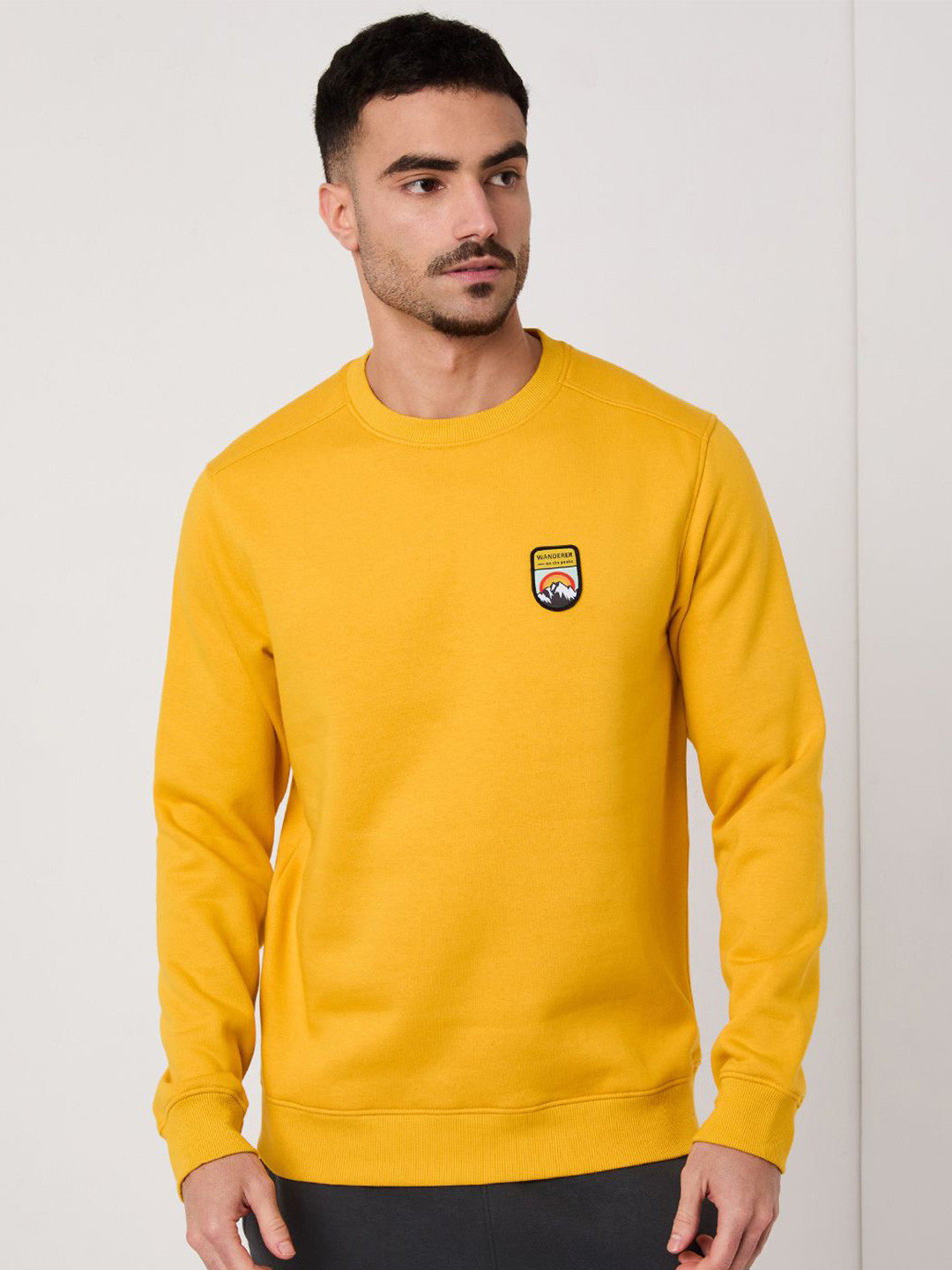 Wildcraft Men Sierra Round Neck Long Sleeves Rapid-Dry Sweatshirt