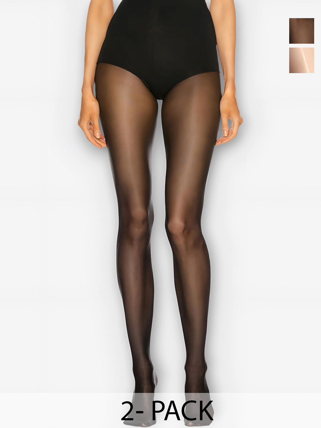 DUNBERRY LONDON Women Pack Of 2 Anti Scratch Resistant Stockings