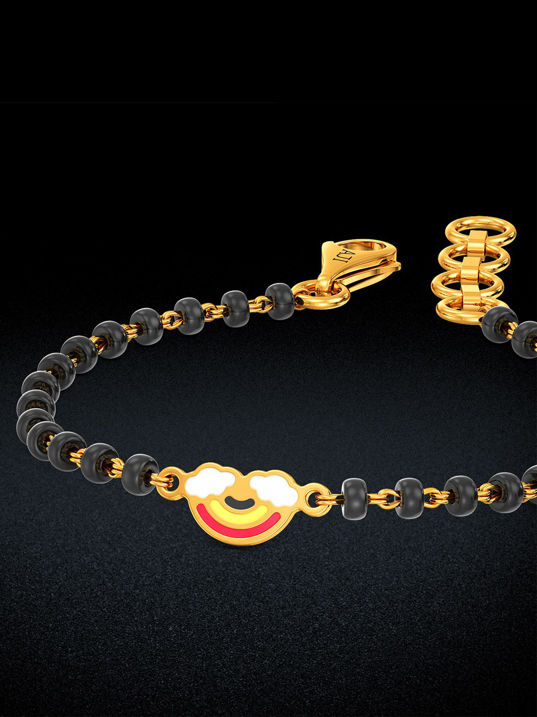 Joyalukkas Unisex 22Kt Untainted Gold Bracelet- 2.489 gm