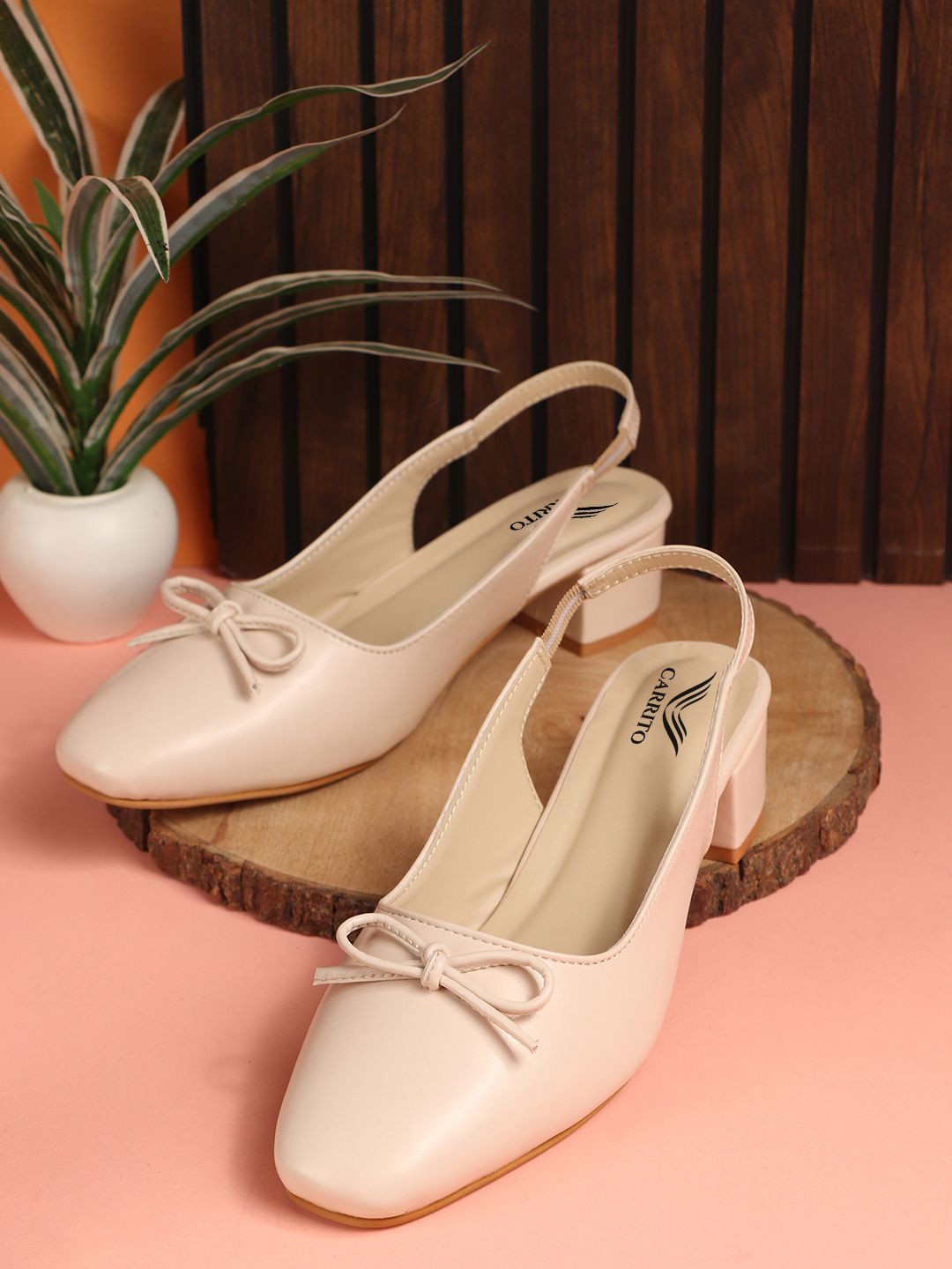 carrito Block Sandals 2 inches with Bows