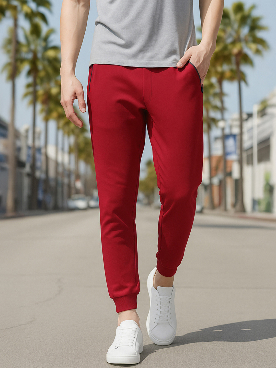 Bewakoof Men Zipper Joggers