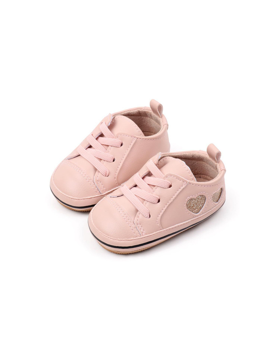 NESKA MODA Kids Solid Lace-Up Anti Skid Booties