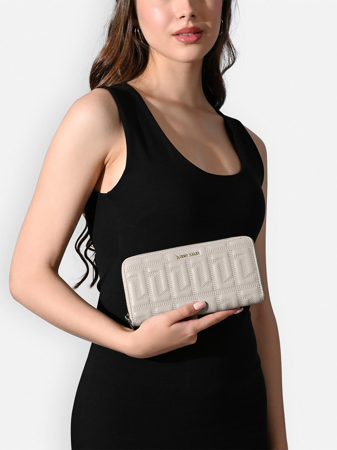 LAVIE LUXE Women Textured Around Wallet