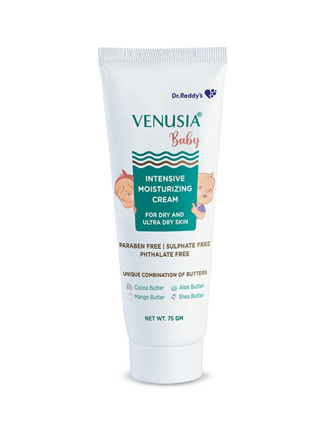 Venusia Baby Intensive Moisturizing Cream Provides Dry & Ultra Dry Skin - 75g