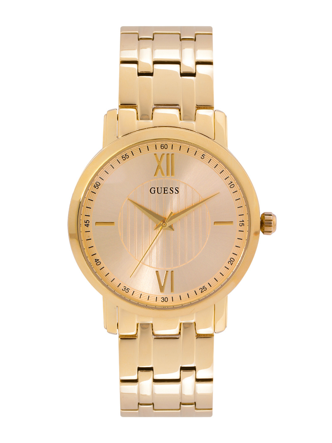 GUESS Men Dress VP Bracelet Style Straps Analogue Watch U0716G3M