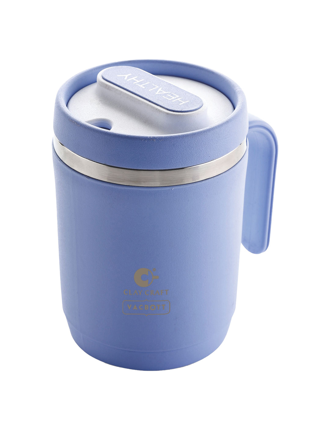 CLAY CRAFT Blue Stainless Steel Mugs 400ml