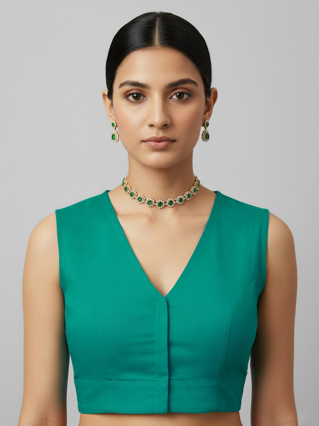 Thevasa V-Neck Sleeveless Forever Classy Blouse