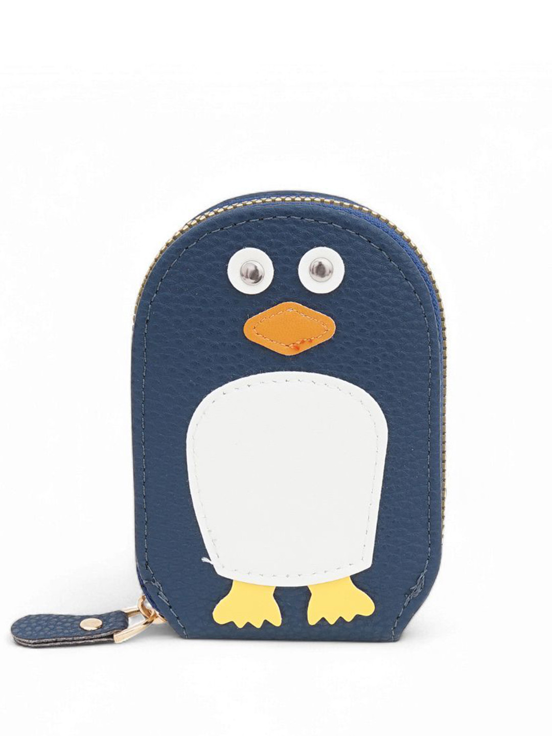 CLARABAE Men Self Design Penguin Applique Leather Zip Around Wallet