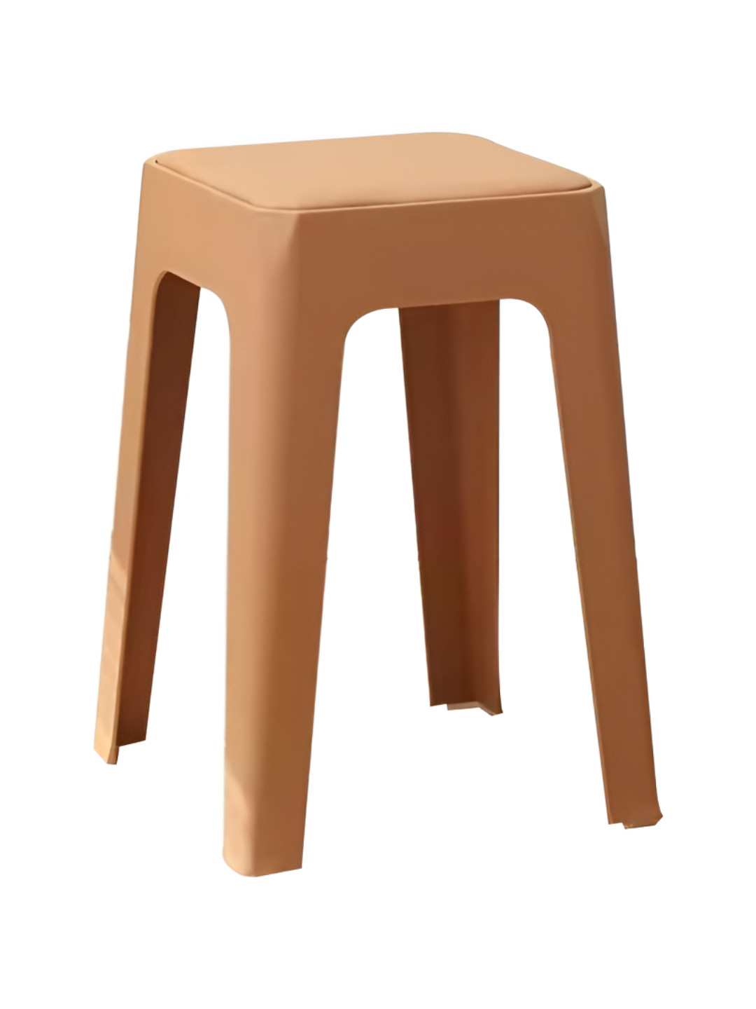 HOMEESSENTIALS Brown Stackable Dining Stool