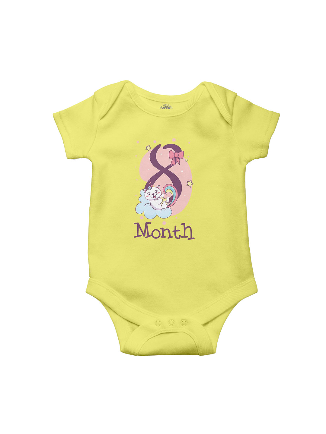 THE PRINT PLATTER Kids 8 Month Printed Cotton Bodysuit with Envelope Neck