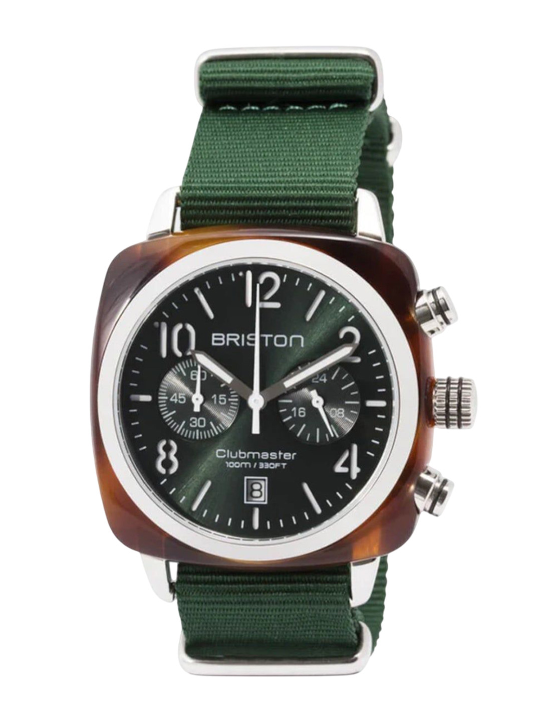 BRISTON Clubmaster Classic Unisex Patterned Dial & Straps Analogue Watch 15140.SA.T.10.NBG