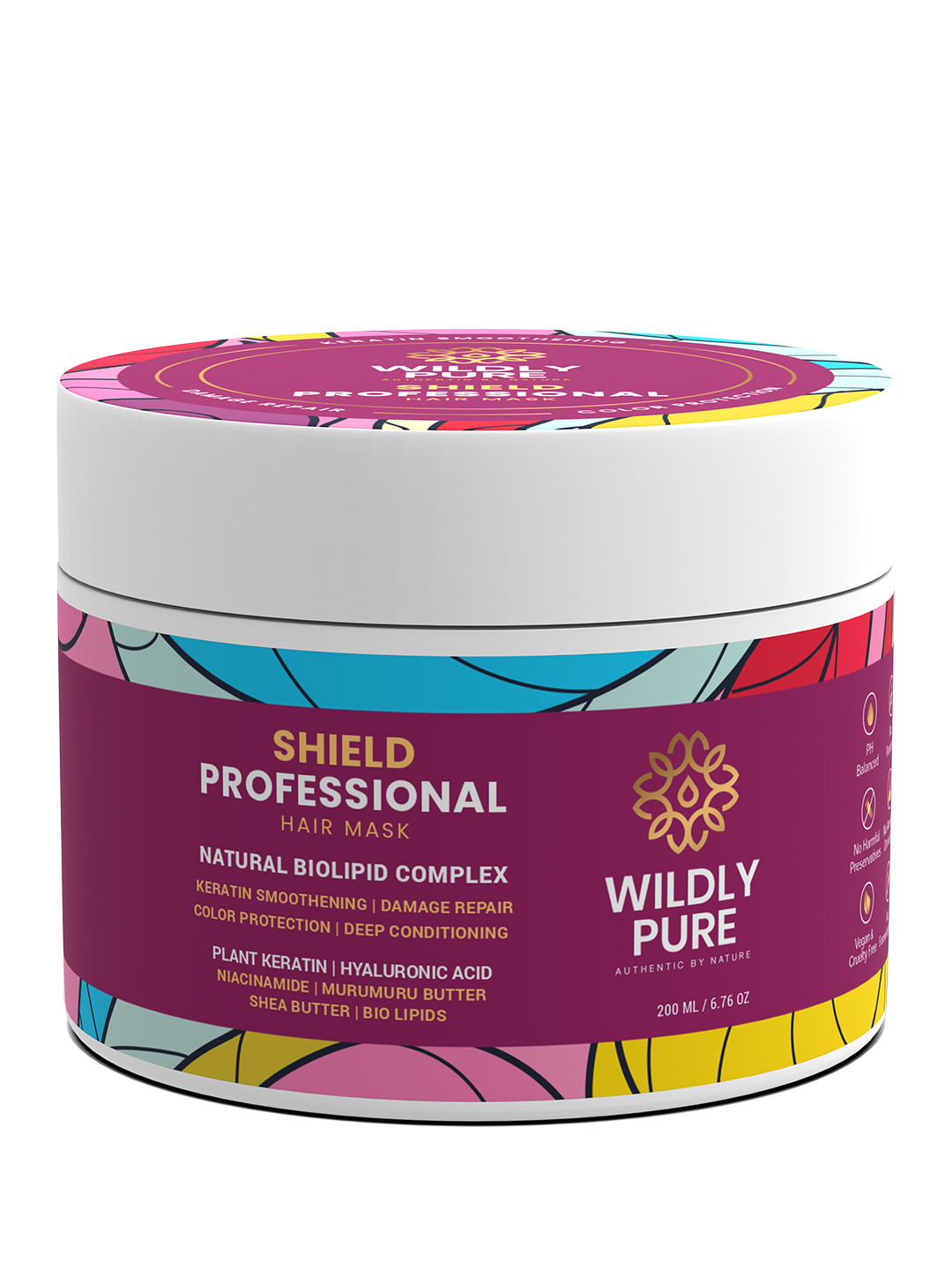Wildly Pure Shield Keratin Hair Mask - 200ml