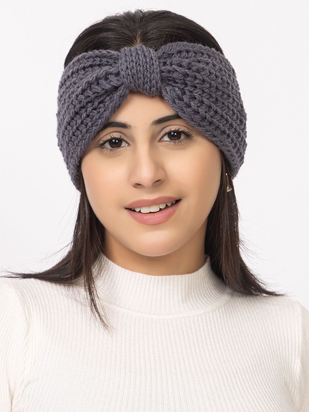 Amoldo Women Woollen Warm Soft Beanie Headband