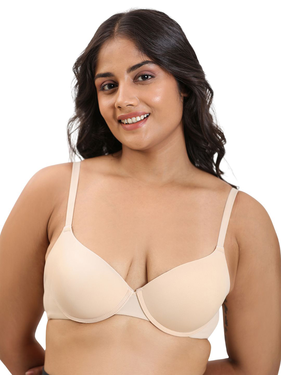 Underneat Women Lightly Padded Everyday Seamless T-Shirt Bra