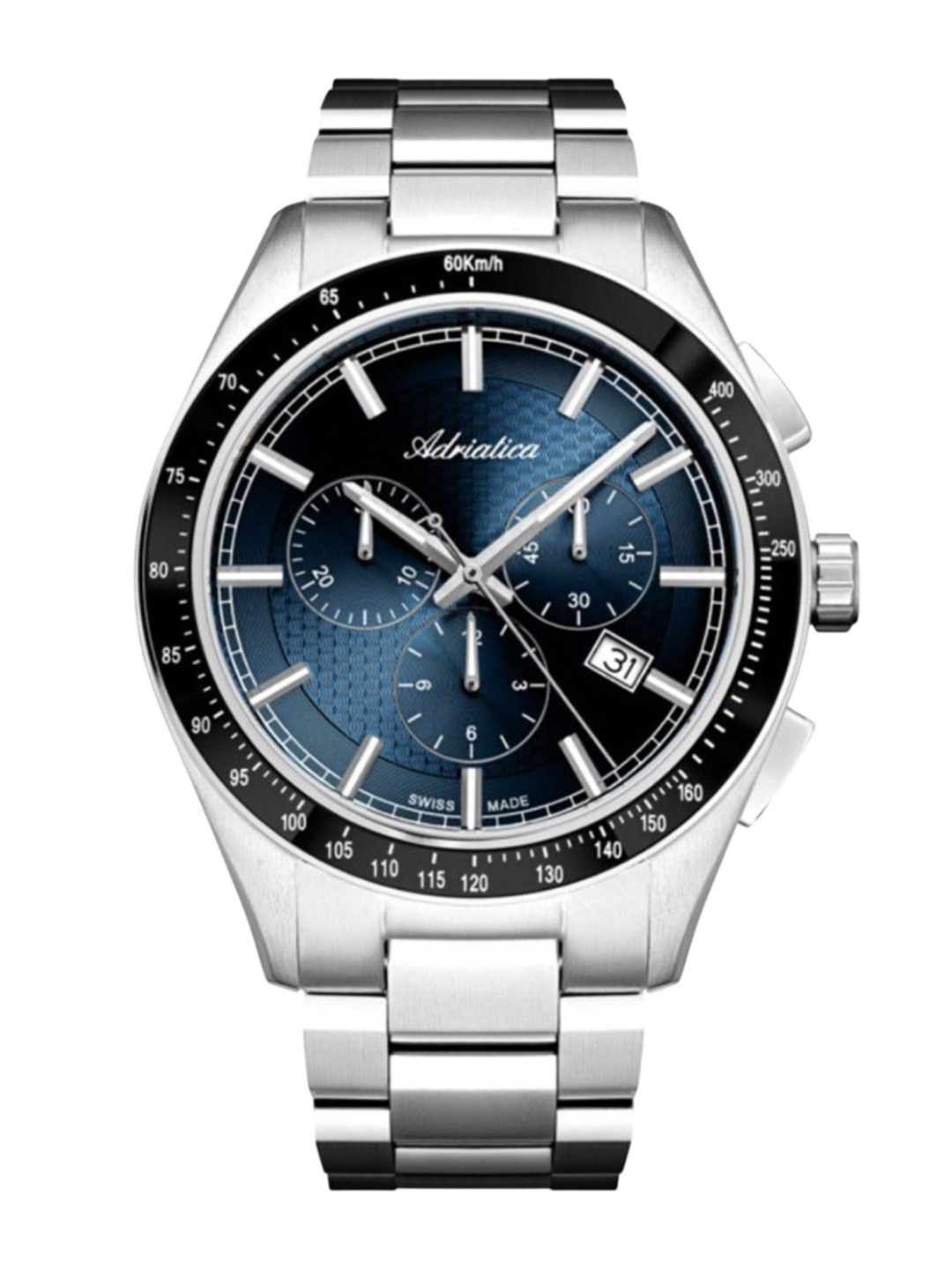 Adriatica Men Stainless Steel Bracelet Style Straps Analogue Watch A8245.5115CH