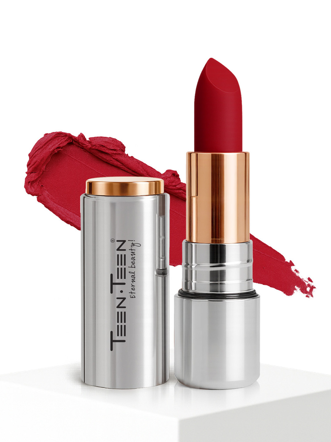 TEEN TEEN COSMETICS  Non Transfer All Day Wear Matte Lipstick- 3.8 g - Red Rock 17