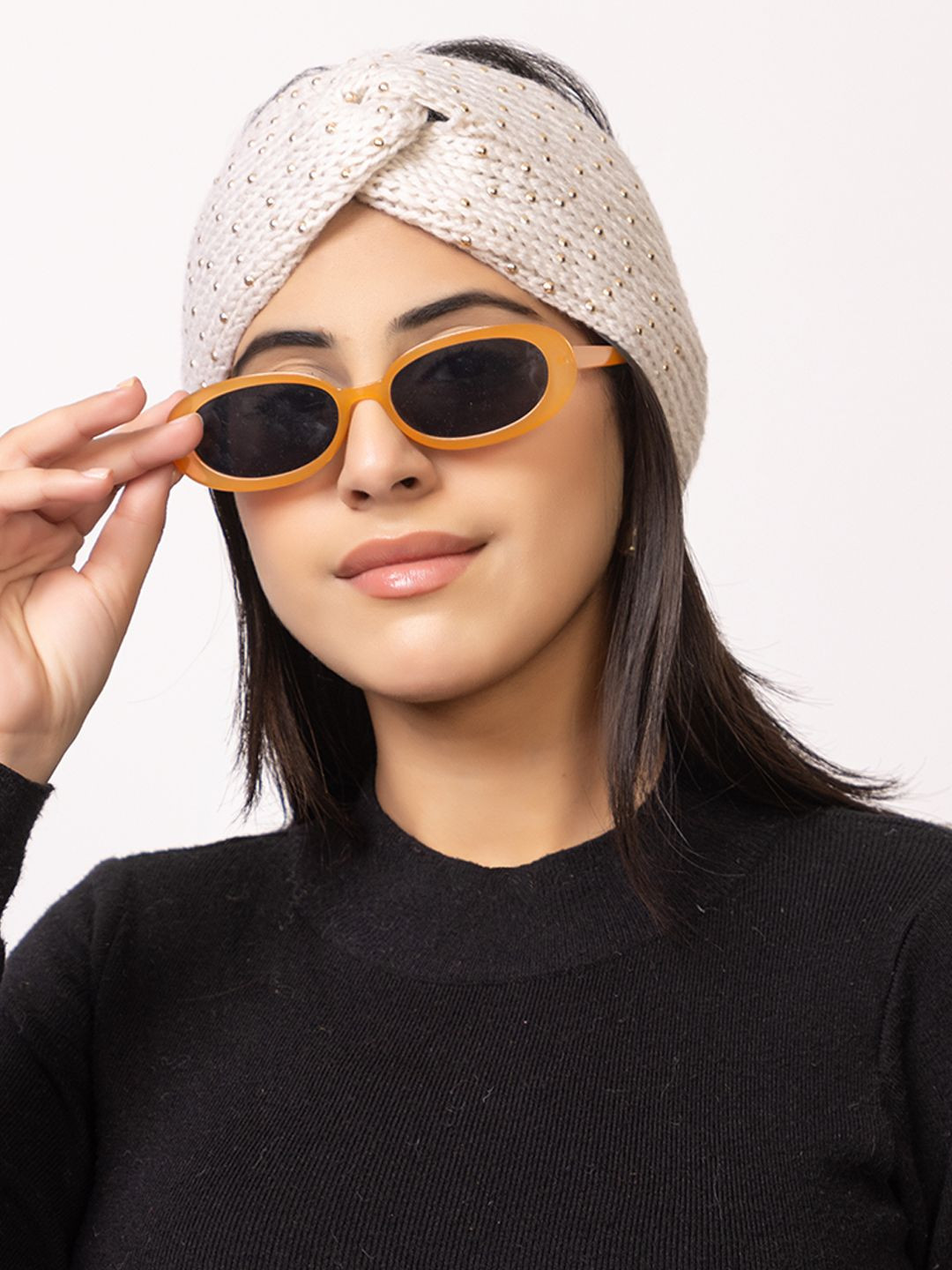 Amoldo Women Woollen Beanie Headband
