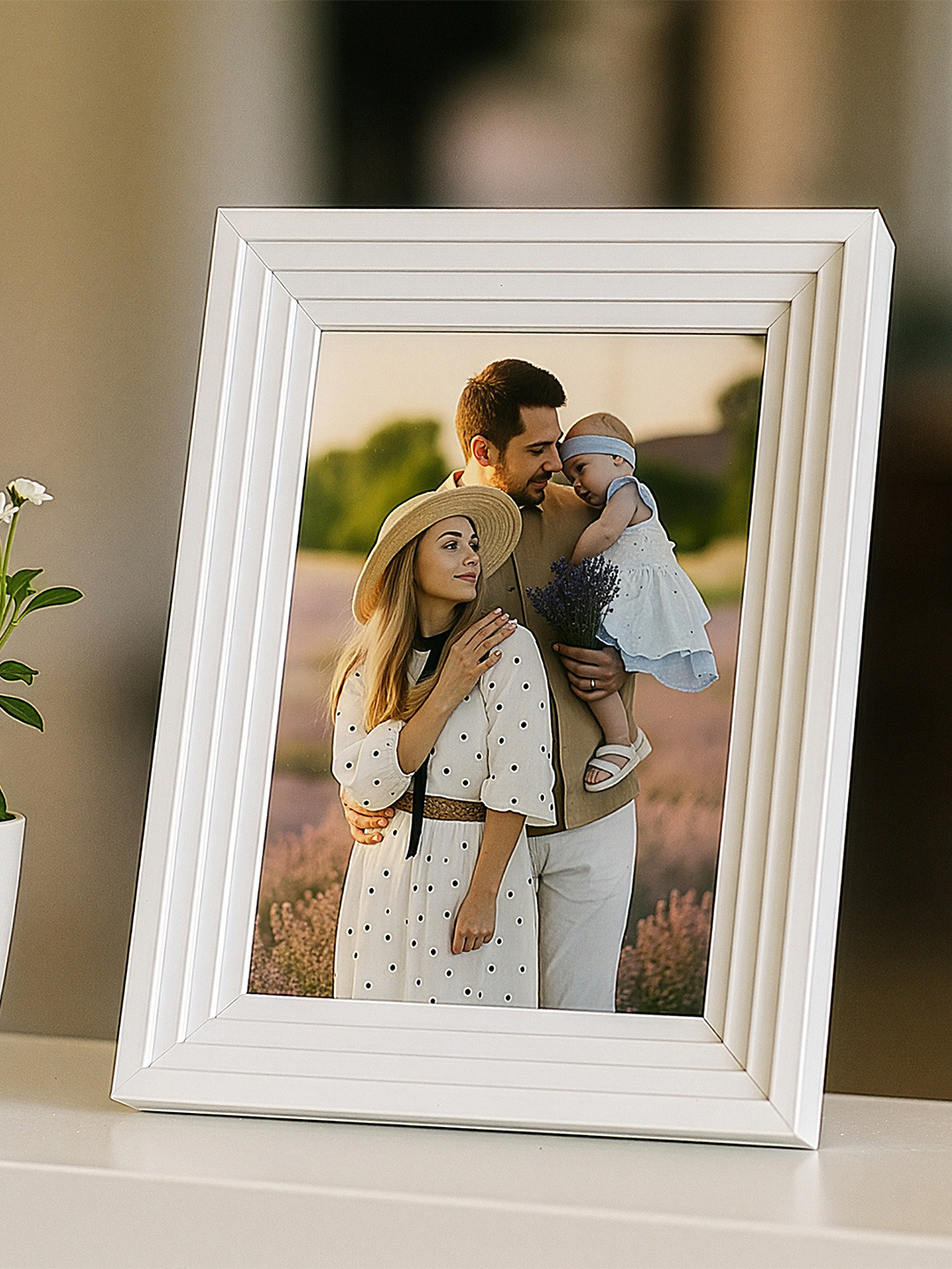 Art Street White 3D Table Photo Frame