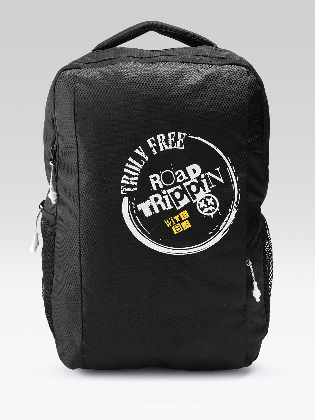 BAD HABIT Unisex Typography 18 Inch Laptop Backpack