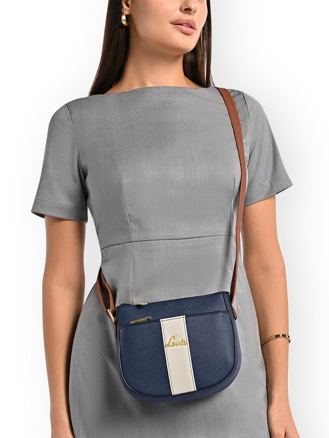 Lavie Women Spade Colourblocked Crossbody Sling Bag