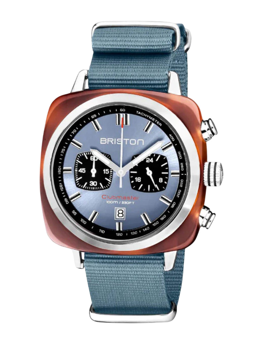 BRISTON Men Printed Dial & Straps Analogue Watch 20142.SA.TS.25.NIB