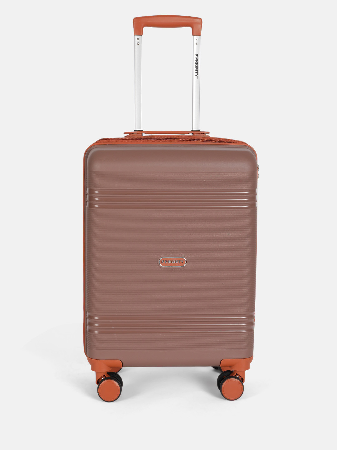 Priority Unisex Textured 360 Degree Rotation Hard Sided Cabin Trolley Bag -  48.38 L