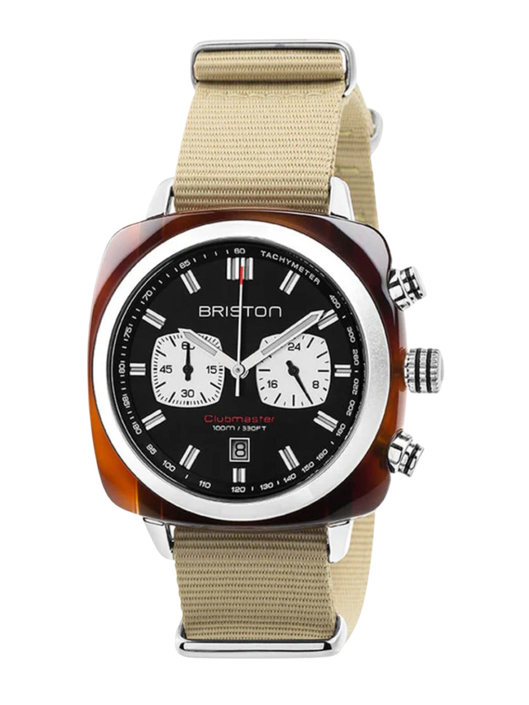 BRISTON Men Dial & Straps Analogue Watch 17142.SA.TS.1.NK