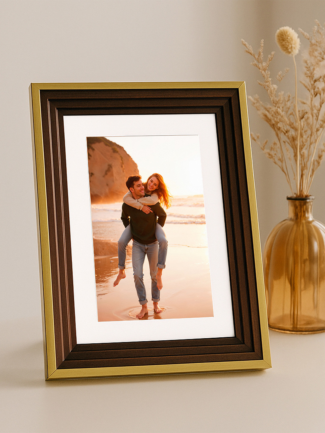 Art Street Brown 3D Wooden Photo Frames