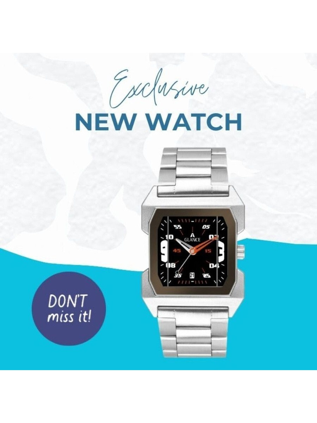 Aglance Unisex Printed Dial & Straps Analogue Watch JK_83263_AG1574SM02