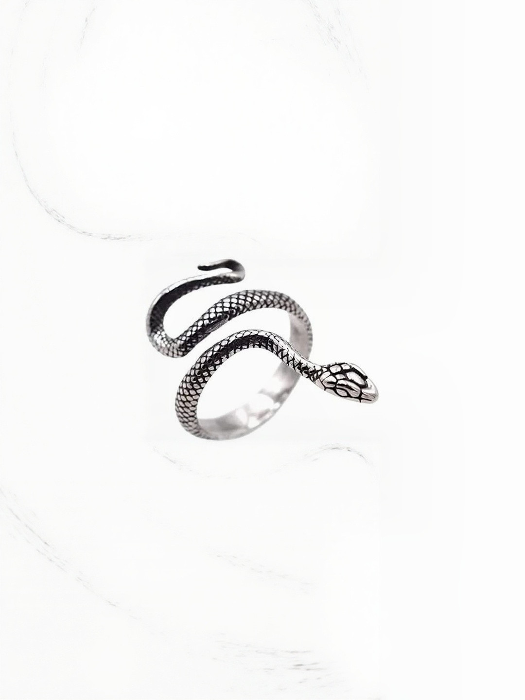 Teeragaj Snake Detail Adjustable Finger Ring