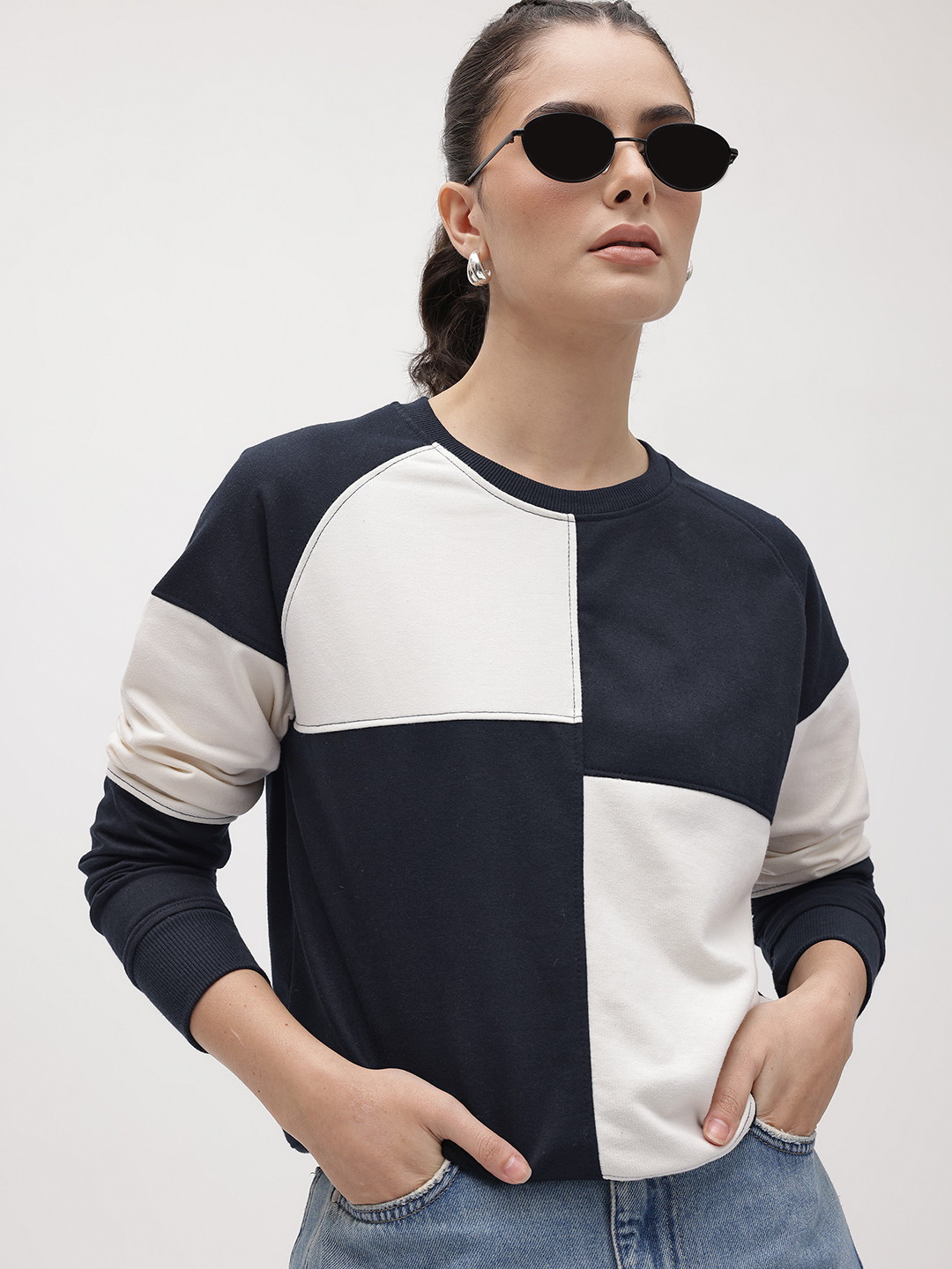 The Roadster Life Co. Colourblocked Sweatshirt