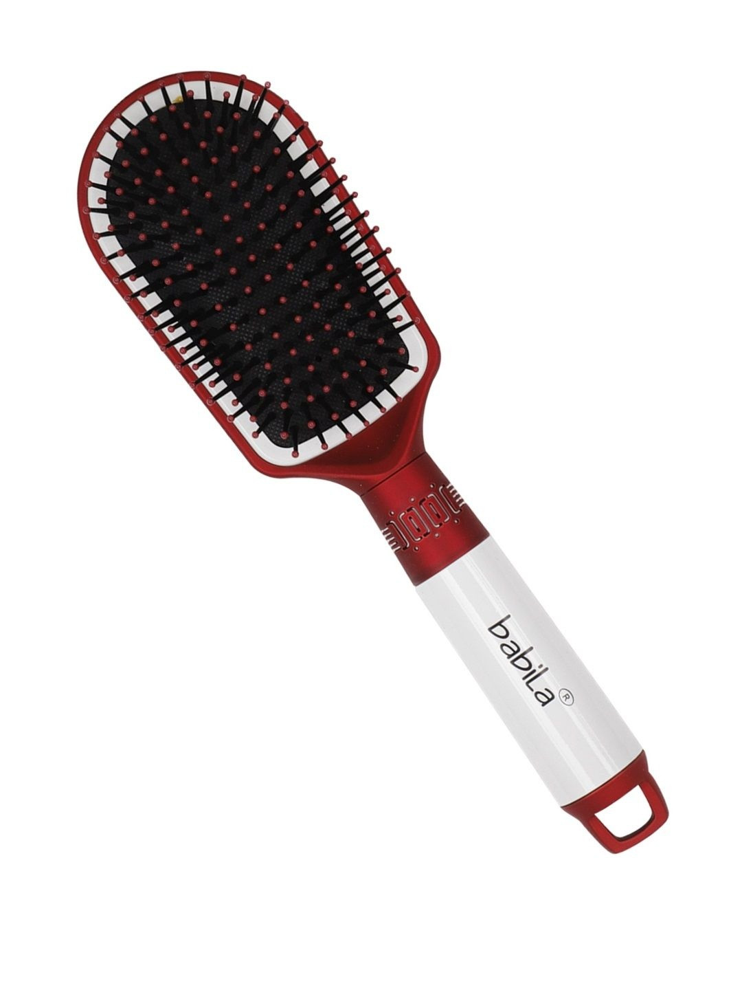 babila Cushioned Hair Brush - HB-V155 - Red