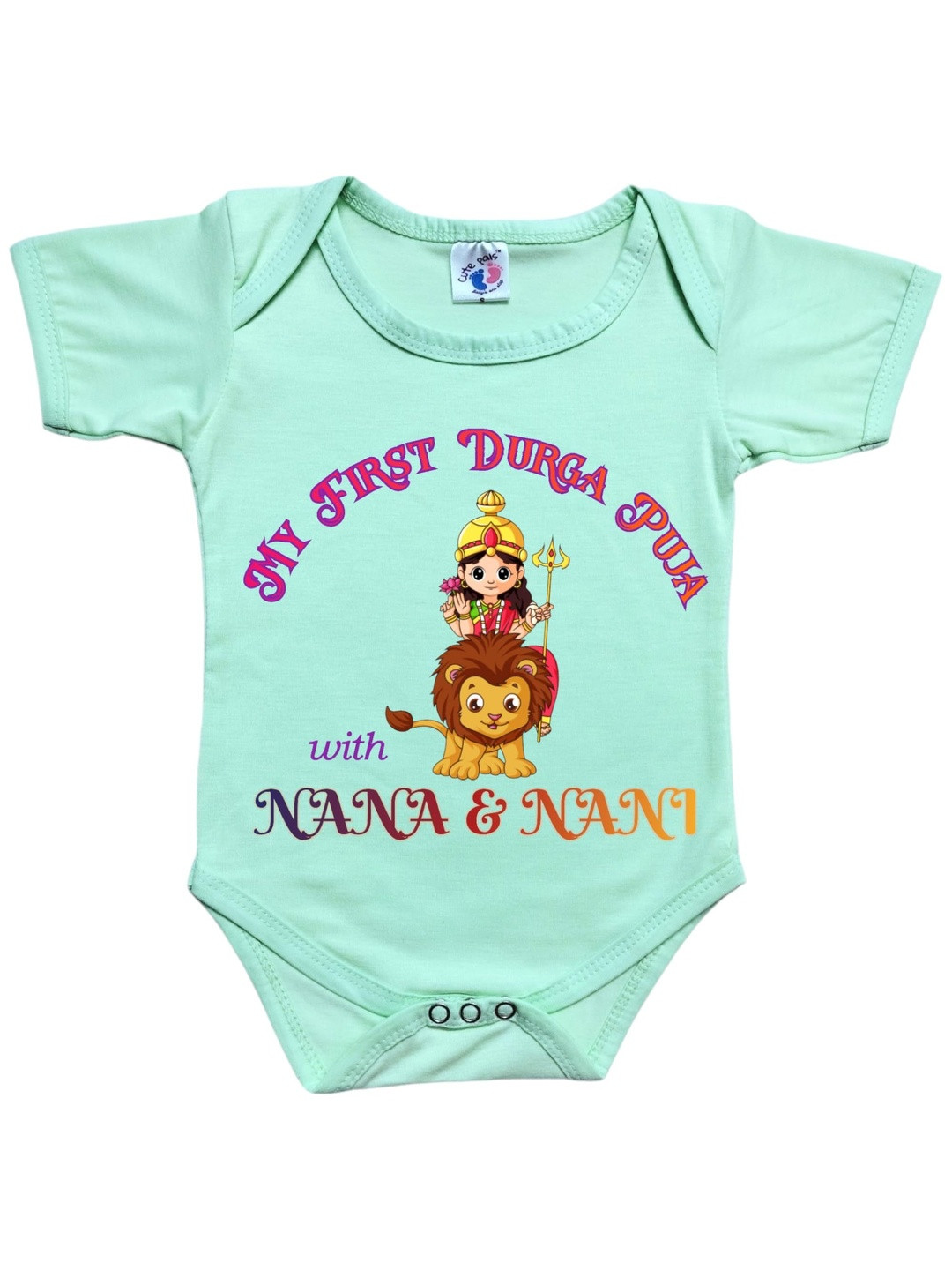 Cute Pals Kids Unisex Printed Cotton Bodysuits