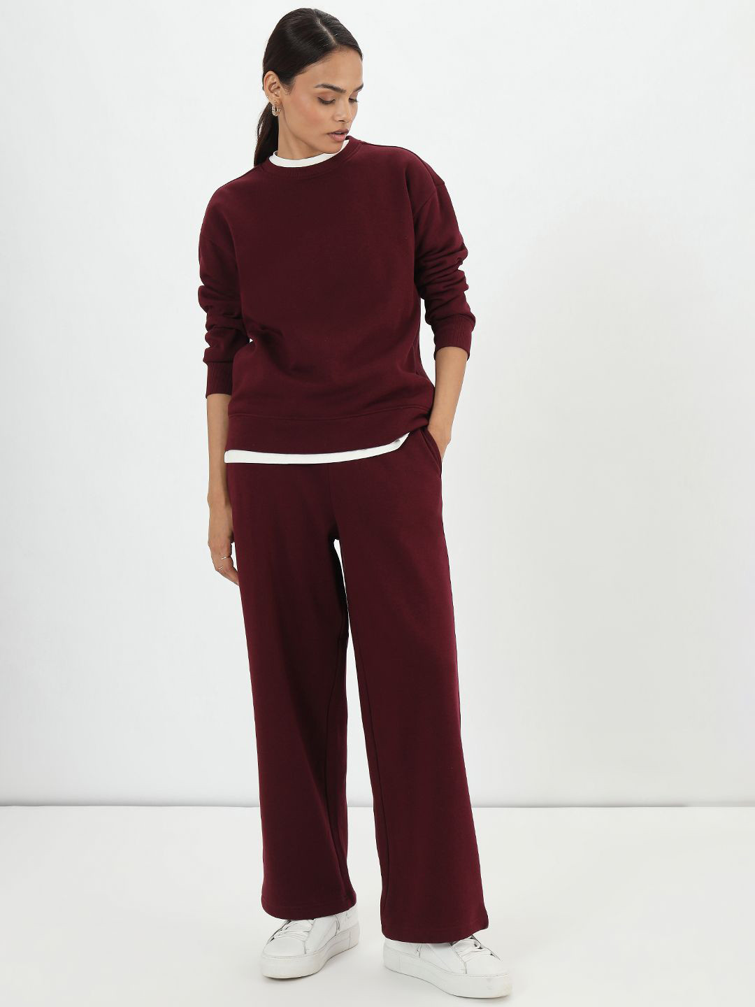 FEMMELLA Women Crew Neck Sweatshirt