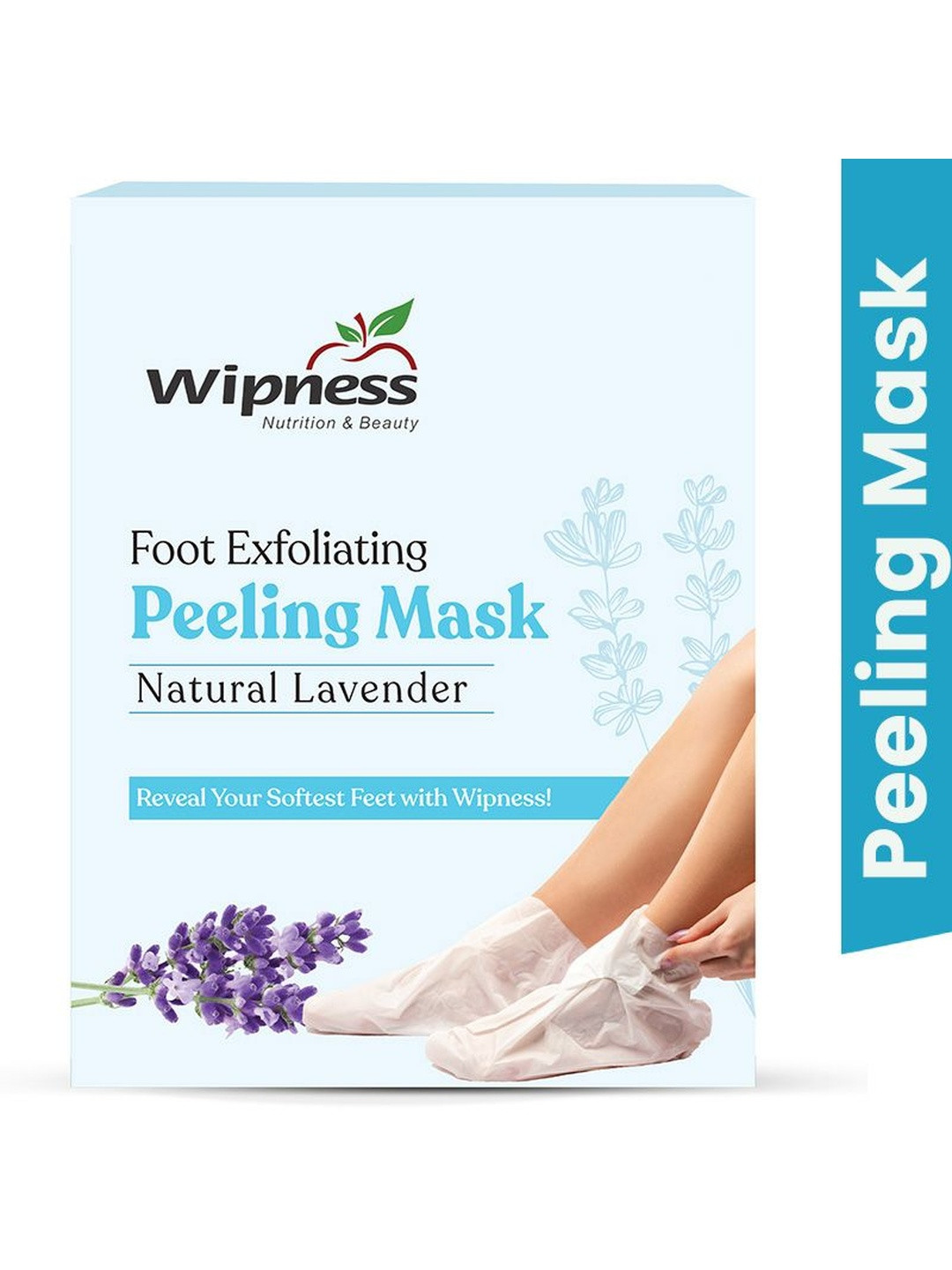 Wipness Natural Foot Exfoliating Peeling Mask - 2 Pairs