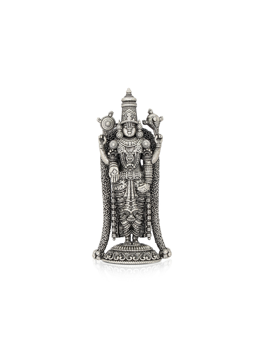 BHIMA Silver Sri Venkateswara Religious 925 Sterling Silver Idol Showpiece