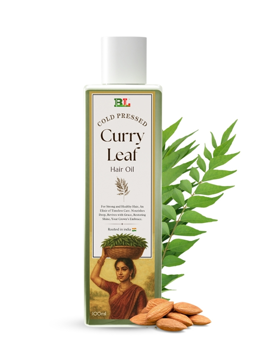 Cold Pressed Curry Leaf Hair Oil For Hair Nourishment - 100 ml