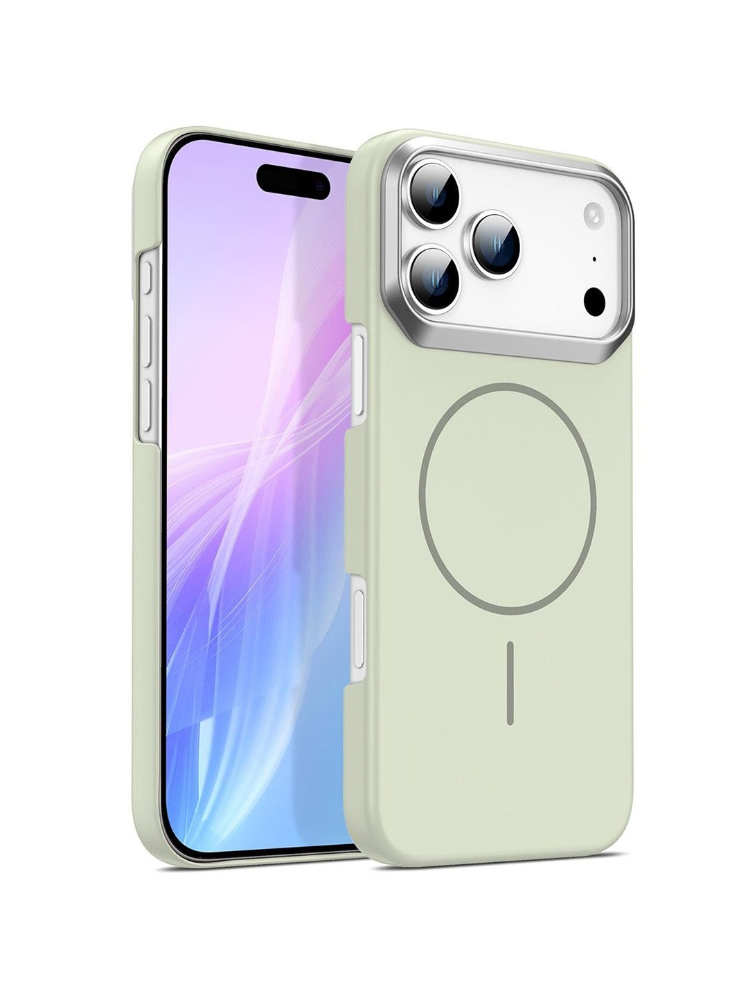 TREEMODA Unisex Solid iPhone 17 Pro Back Selicon Magsafe Case Mobile Accessories