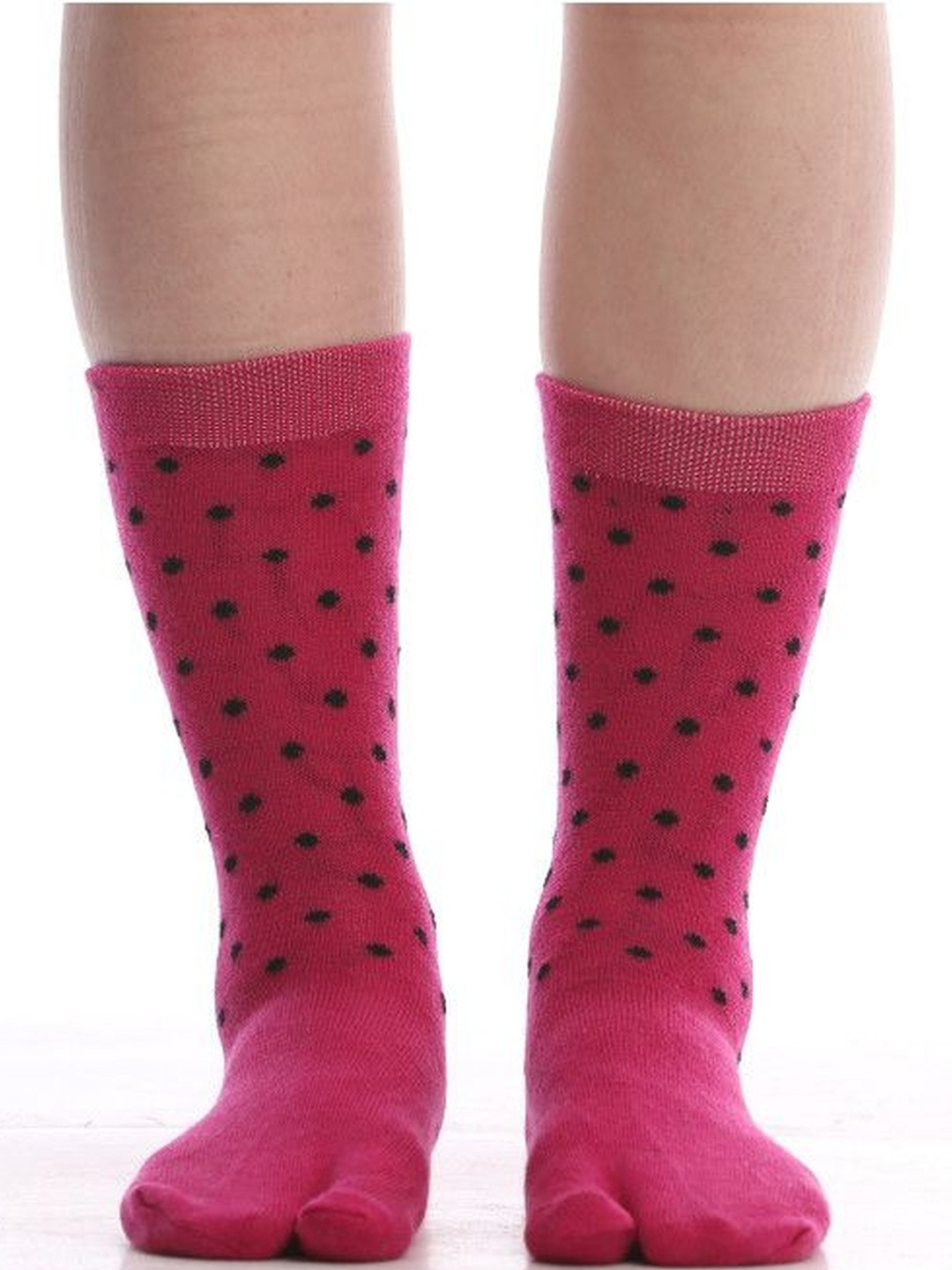 Moda Rapido Women Polka Dot Pure Wool Socks