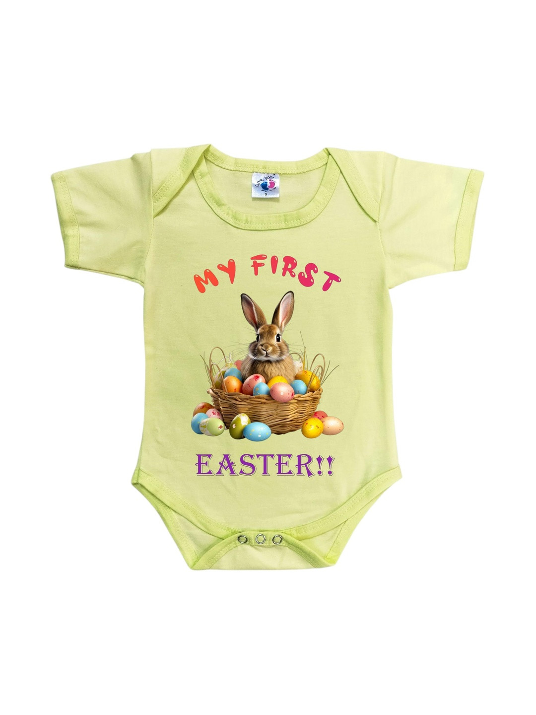 Cute Pals Infants Kids My First Easter Baby Printed Cotton Bodysuit