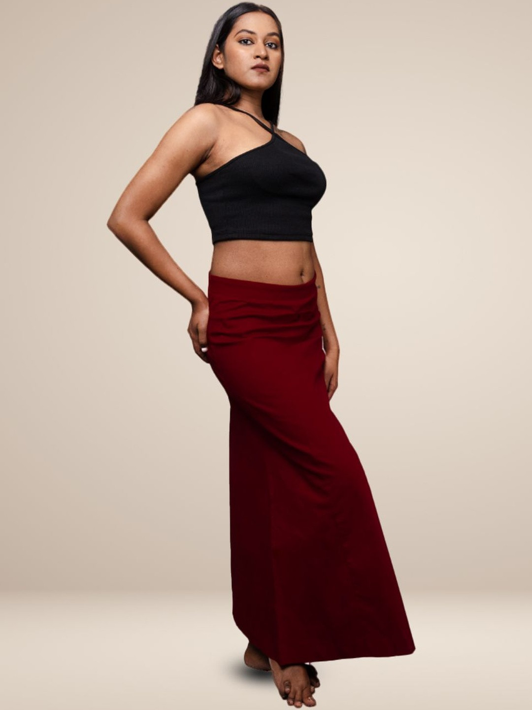 SAREESHADOW Women Cotton Saree Shapewear Shapewear
