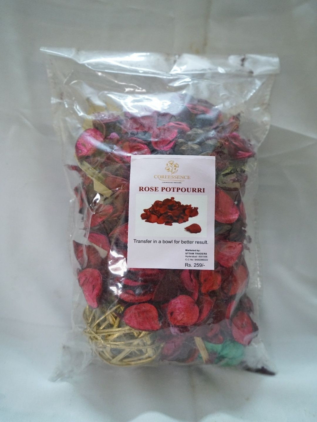 Coreessence Red Textured Lemon Potpourri