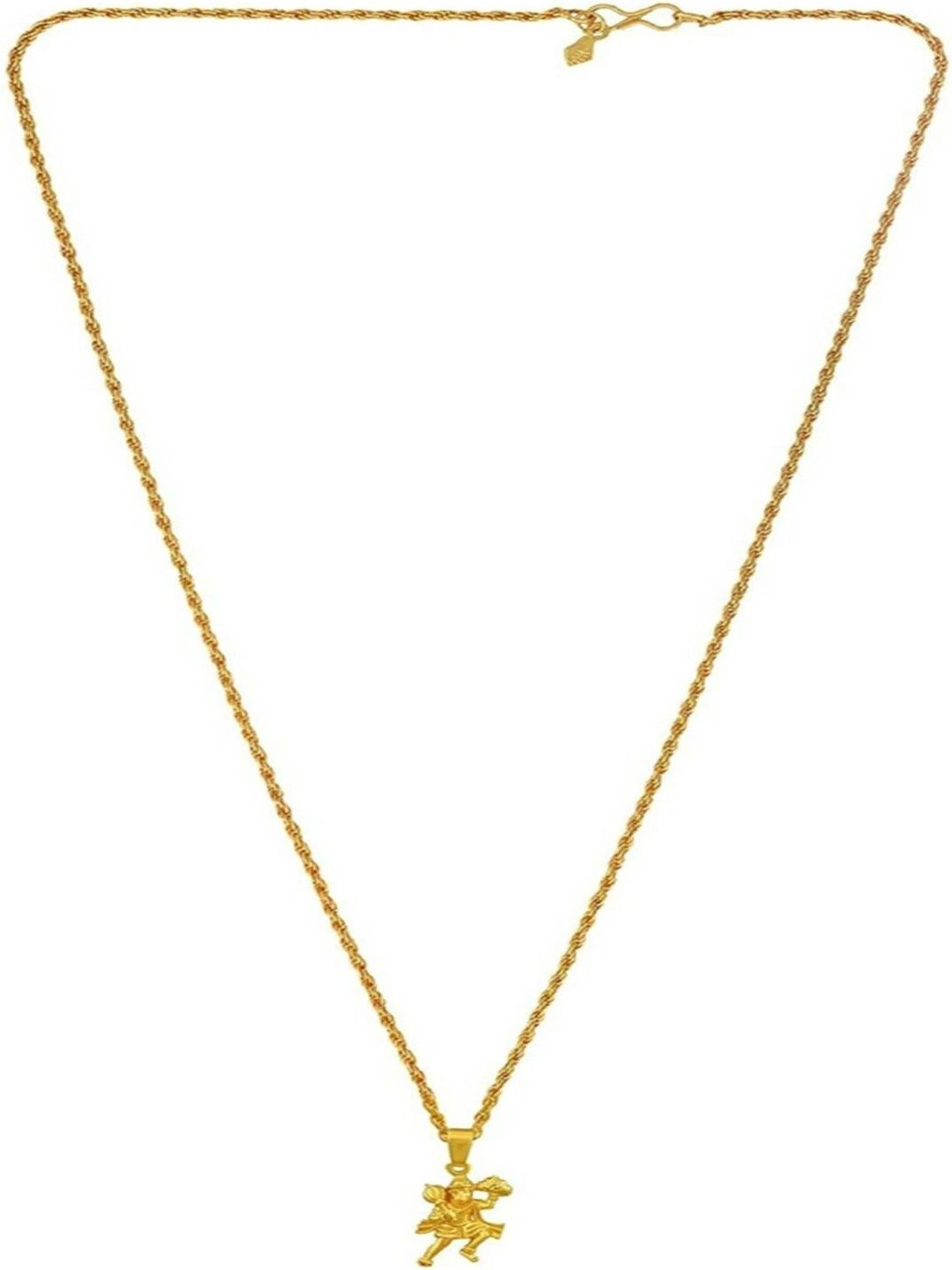 JAGSUN Unisex Hanuman Ji Pendant With Chain