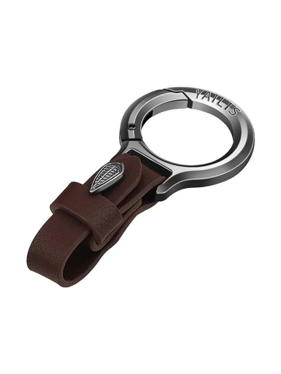 AUGEN Belt Loop Vegan Leather Leaf Key Chain