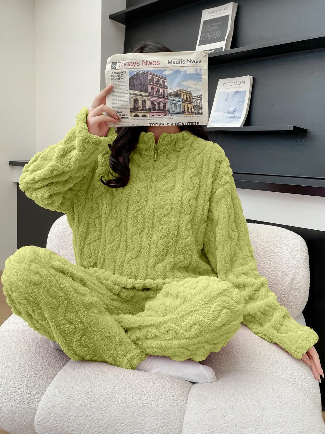 Lugo Women Knitted Sweater and Trousers Co-Ords