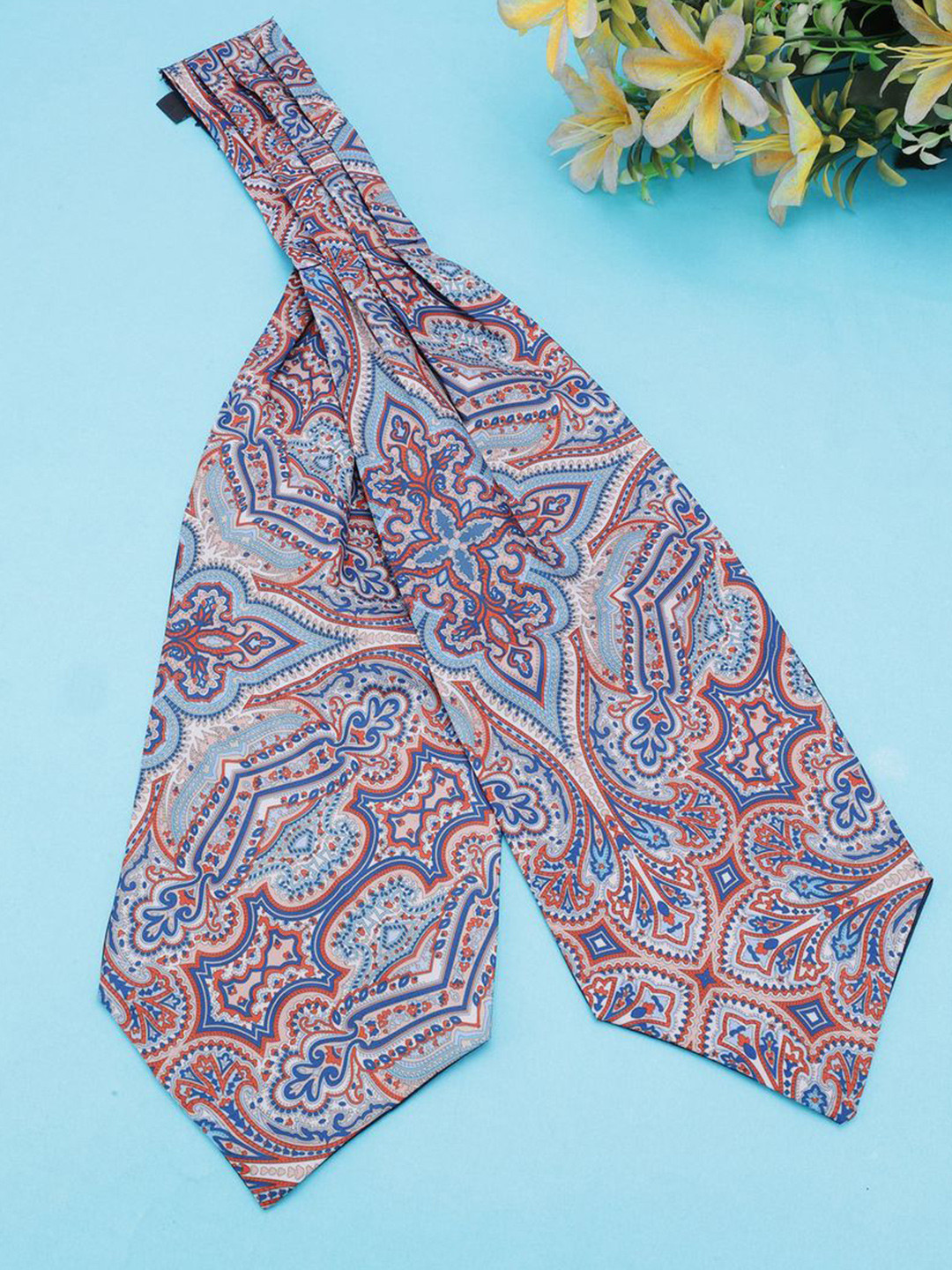 Alvaro Castagnino Cravat Hanky Men Printed Cravat Tie & Pocket Square Accessory Gift Set