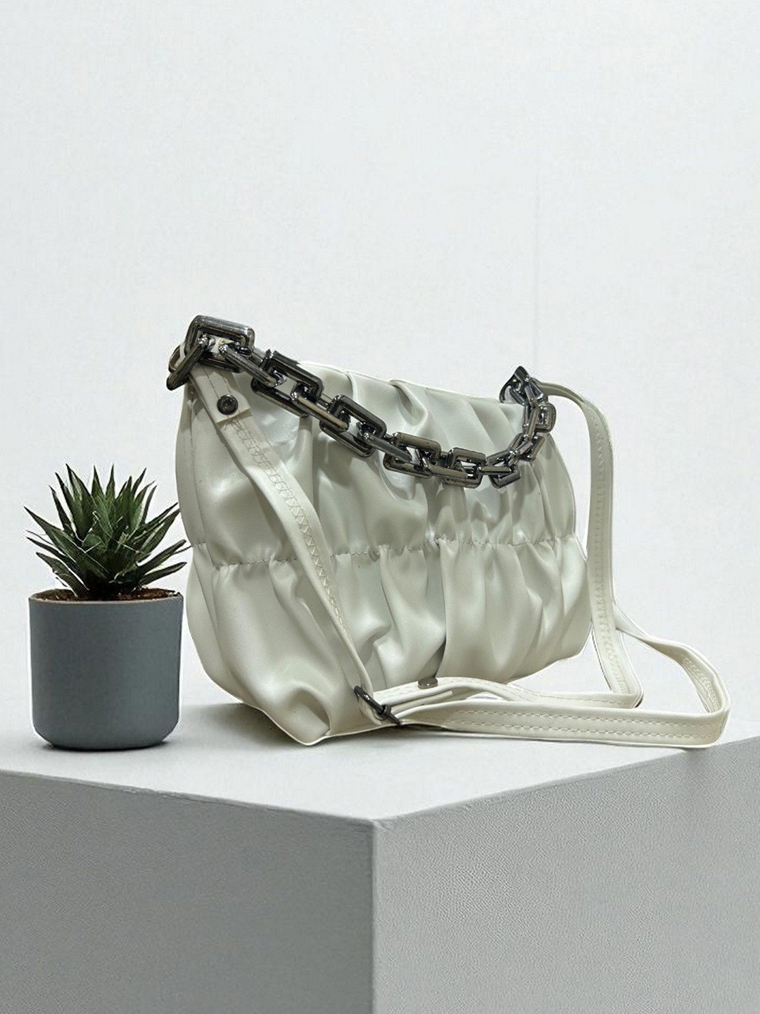 CLARIS JAMES Non-Detachable Sling Strap Crossbody Sling Bag