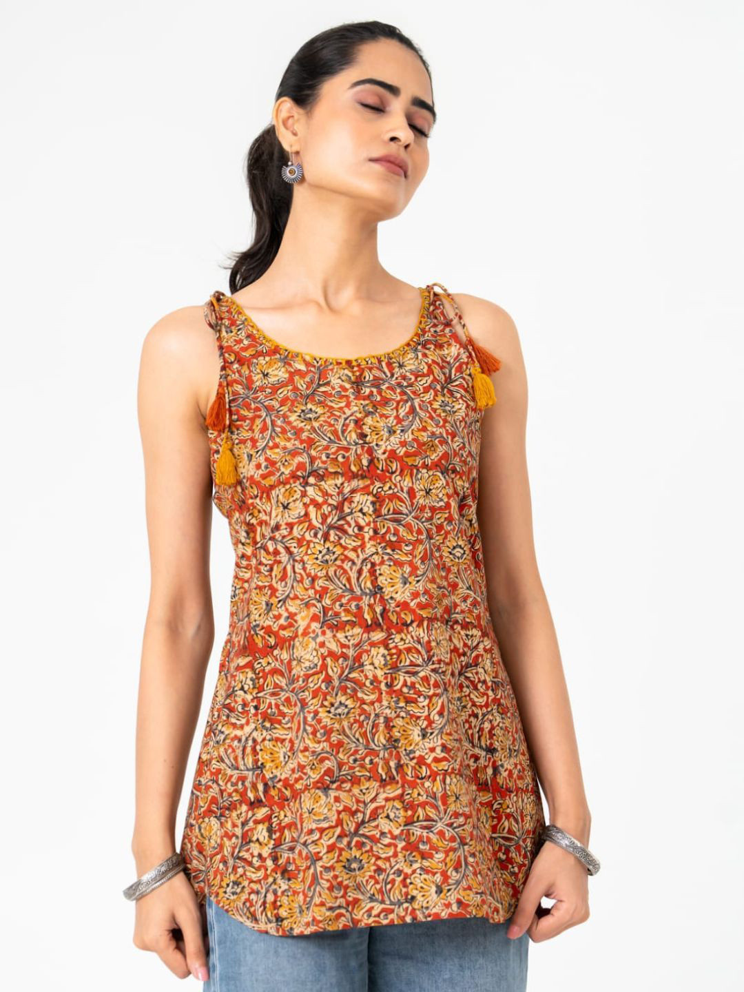 Kaftanize Women Floral Printed Kurti