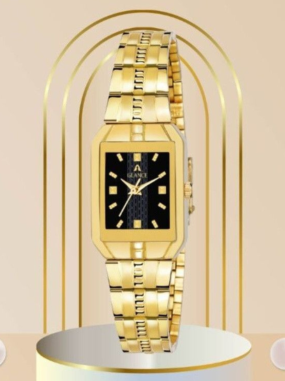 Aglance Women Textured Dial & Bracelet Style Straps Analogue Watch AG_L_5New824_9151ym02