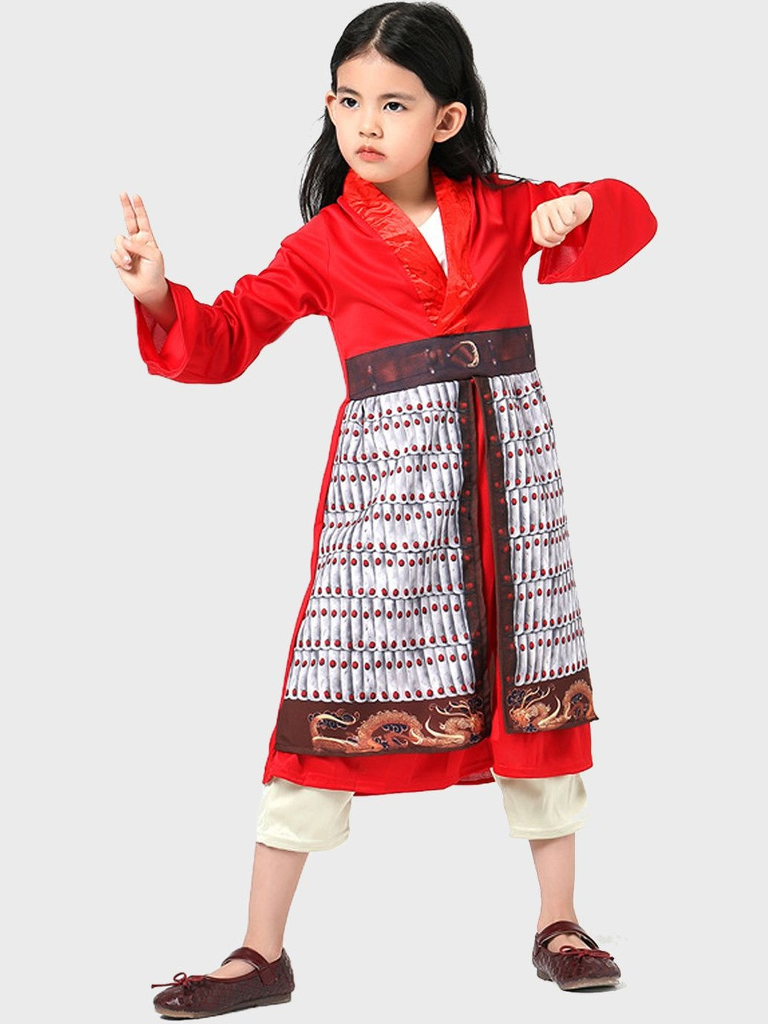 Little Surprise Box LLP Girls Korean War Princess Halloween Costume Fancy Dress